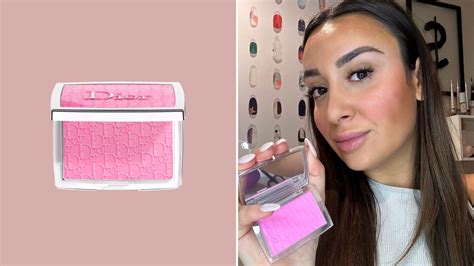 dior gift set blush|dior blush with flushed cheeks.